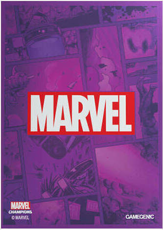 Gamegenic Marvel Champions Art Marvel Card Sleeves Standard Size 50τμχ Purple