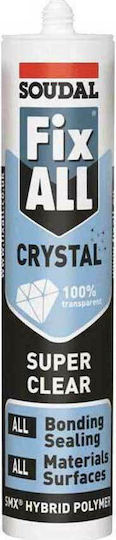 Soudal FixAll Crystal Σφραγιστική Σιλικόνη Πολυουρεθάνης Διάφανη 290ml