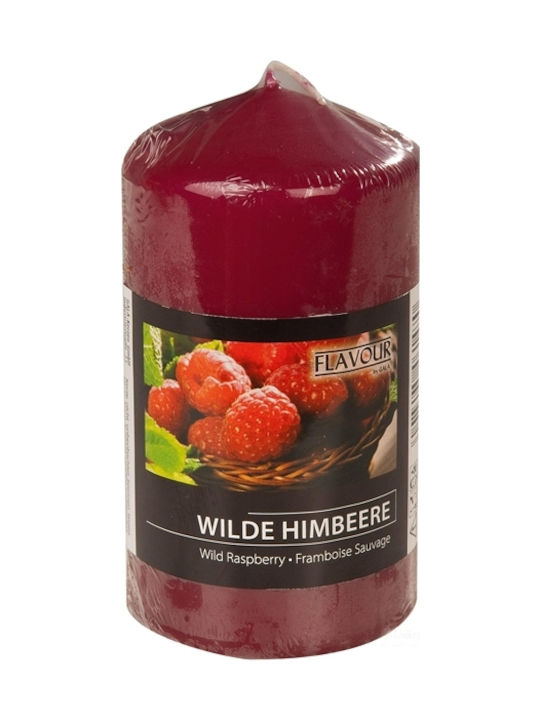 Uniker Scented Candle with Scent Raspberry Red 425gr 1pcs