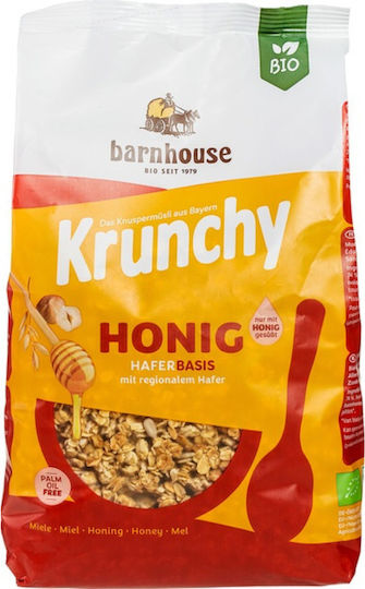 Barnhouse Organic Granola Oats Krunchy With Honey Whole Grain 600gr