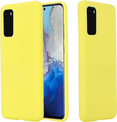 Sonique Liquid Back Cover Silicon Galben (Galax...