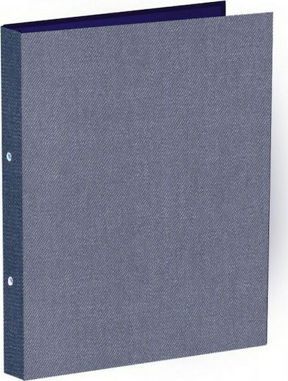 Typotrust Ντοσιέ με 2 Κρίκους 2/26 για Χαρτί Β5 Μπλε Jeans