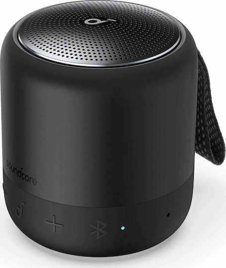 Soundcore by Anker Mini 3 Αδιάβροχο Ηχείο Bluetooth 6W με Διάρκεια Μπαταρίας έως 15 ώρες Μαύρο