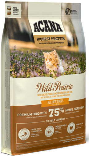 Acana Cat & Kitten Wild Prairie Ξηρά Τροφή χωρίς Σιτηρά για Ανήλικες Γάτες με Πέστροφα / Πουλερικά 4.5kg