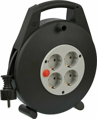 Brennenstuhl Vario Closed Type Extension Reel Cord 10m Black