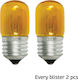 VK Lighting Night Light Bulb 7W for Socket E27 2pcs