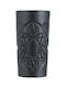 Uniglass Funky Glass Cocktail/Drinking made of Glass Black Checkmate 450ml 51510CF008 1pcs