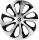 Sparco Car Hubcap Set Sicilia Pro 15" 4pcs Silver