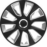 Versaco Car Hubcap Set Stratos Rc 15" 4pcs Black