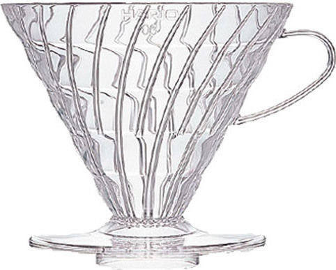 Hario V60 Coffee Dripper 03 Coffee Dripper Πλαστικό Διάφανο 157x137x122mm