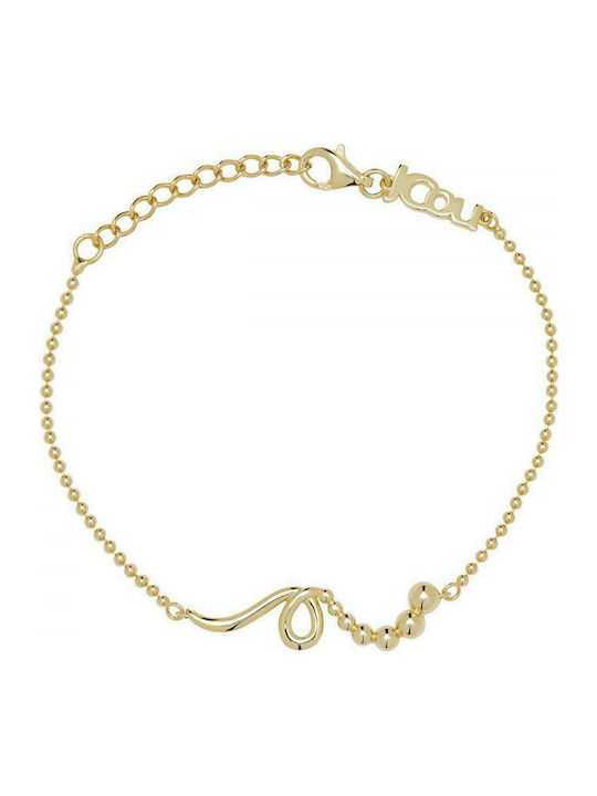 Jcou Bracelet Chain made of Silver Gold Plated