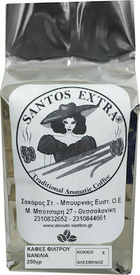 Santos Extra Καφές Φίλτρου Βανίλια με Άρωμα Vanilla σε Κόκκους 250gr