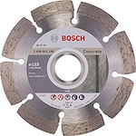 Bosch Διαμαντόδισκος Κοπής Μπετού Slicer/Coarse Grater Disc Construction Materials 115mm 1pcs