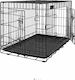 Glee Dog Wire Crate XXLarge with 2 Doors Black 122x74.5x80.5cm