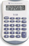 Texas Instruments TI-501 Calculator Pocket 8 Digits in White Color