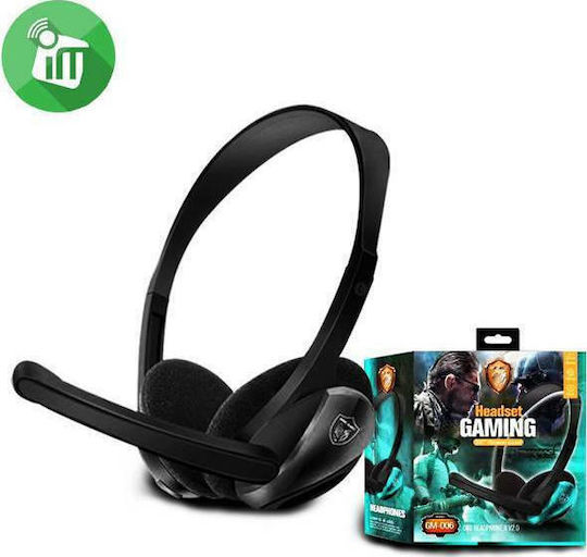 GM-006 On Ear Gaming Headset with Connection 3.5mm