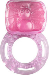 Easytoys Vibrating Cock Ring Clitoris Stimulator Pink