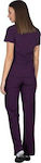 Alezi Stretch Femei Set Pantaloni și Bluza Medicală Violet