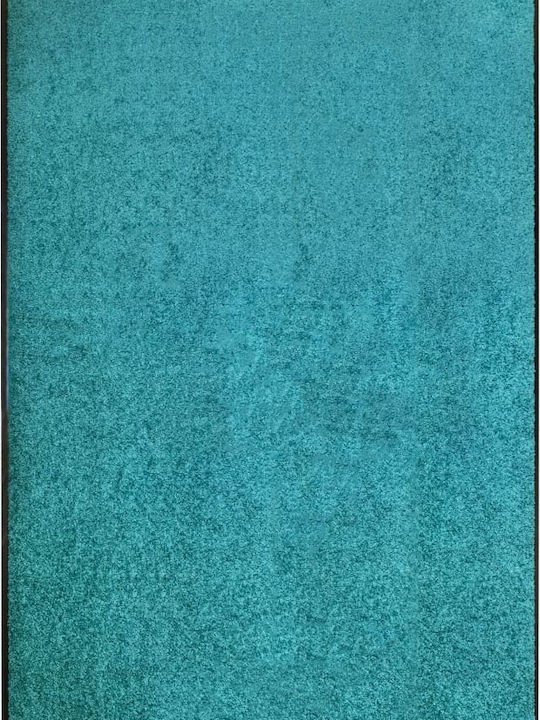 vidaXL Fußmatte Teppich mit rutschfester Unterlage Blue 120x180cm