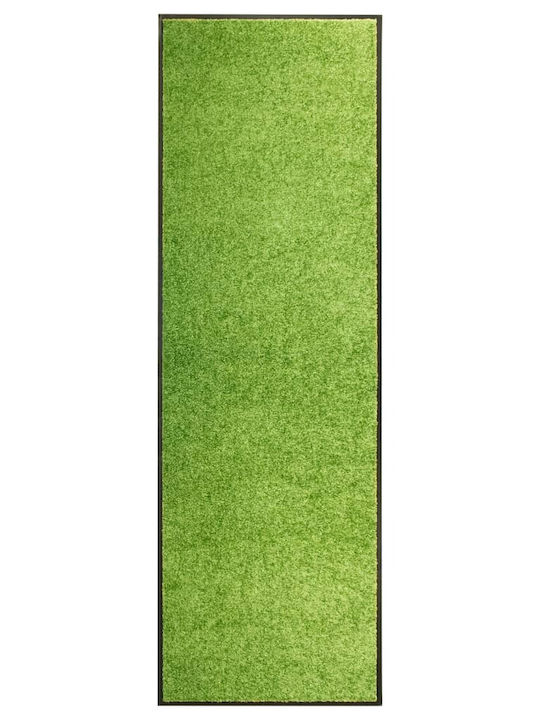 vidaXL Fußmatte Teppich mit rutschfester Unterlage Green 60x180cm