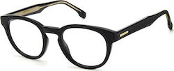 Carrera Plastic Eyeglass Frame Black CARRERA 250 807