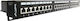 Lanberg Patch Panel Shielded για Rack 1U 19" 24 Θυρών cat6 Μαύρο