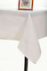 Silk Fashion 031 Cotton & Polyester Tablecloth Λευκό 160x220cm