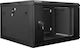 Lanberg Wandmontiert Rack-Schrank 6U 60x60x37.9cm Schwarz WF01-6606-10B