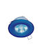Aca Round Metallic Recessed Spot MR16 Blue 9.3x9.3cm. 1pcs