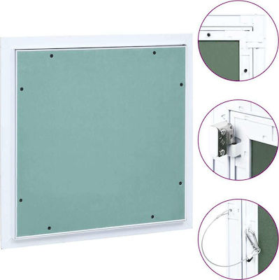 vidaXL Ceiling Trap Door Drywall Σκελετός Αλουμινίου 400x400mm 145100