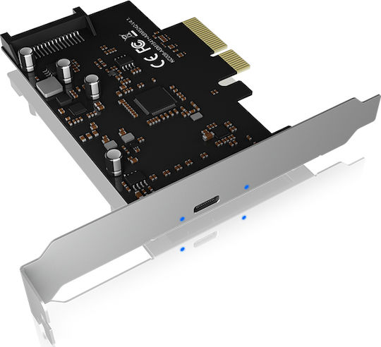 Icy Box Κάρτα PCIe σε 1 θύρα Type-C