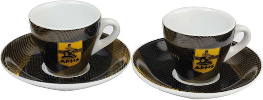 Fanatics Άρης Σετ Φλιτζάνια Espresso 2τμχ