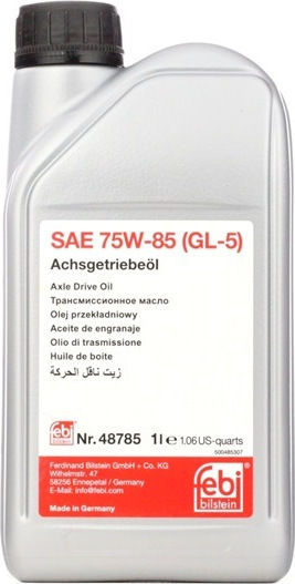 Febi Βαλβολίνη Αυτοκινήτου για Διαφορικό 75W-85 1lt