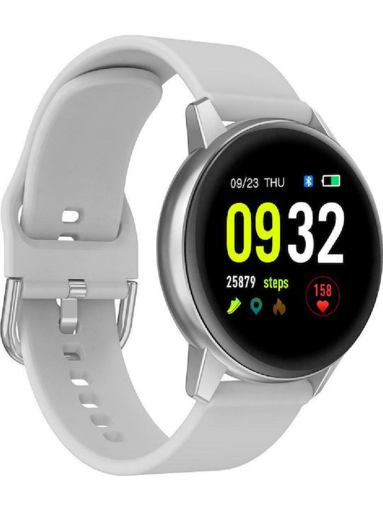 HiFuture HiMate Smartwatch mit Pulsmesser (Weiß)