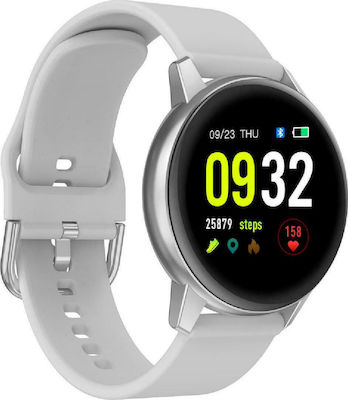 HiFuture HiMate Smartwatch mit Pulsmesser (Weiß)