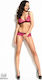 Demoniq Sabine Floral Lace Bra Set Sexy Σετ Εσω...