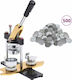 vidaXL Badge Press with Cutter and Rotating Base 44mm