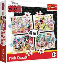 Puzzle pentru Copii Minnie Mouse pentru 4++ Ani 142buc Trefl