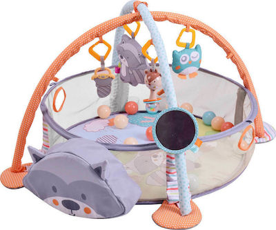 Bebe Stars Activity Playmat 3 in 1 Squirrel Multicolour for 0+ months (LxWxH) 90x72x53cm