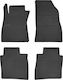 Frogum Set of Front and Rear Mats 4pcs for Nissan Pulsar 2014-2018 Black