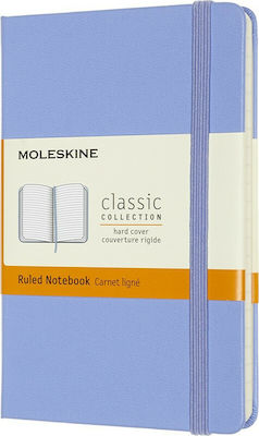 Moleskine Caiet Cu dungi cu Elastic Albastru