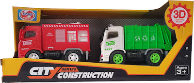 Φορτηγά Construction Πυροσβεστική - Σκουπιδιάρα Truck Fire Truck for 3++ Years 998-45C2