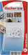 fischer Plastic Hanger Kitchen Hook White 8pcs 532760