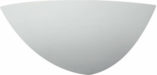 Fan Europe Intec Klassisch Leuchte Wand mit Fassung E14 Weiß 29x21x11.5cm