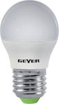 Geyer LED Lampen für Fassung E27 und Form G45 Naturweiß 470lm 1Stück