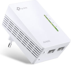 TP-LINK TL-WPA4220 v5 Powerline για Ασύρματη Σύνδεση Wi‑Fi 4 και 2 Θύρες Ethernet