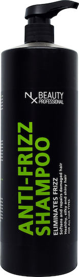 NX Beauty Professional Anti-Frizz Shampoos Smoothing for Fragile, Αντι-Θραύση Hair 1000ml