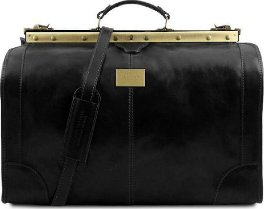 Tuscany Leather Madrid Medical Leather Bag Black