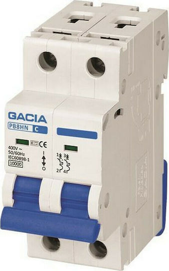 Gacia Automatic Circuit Breaker 32A Double-pole AC 500-43301