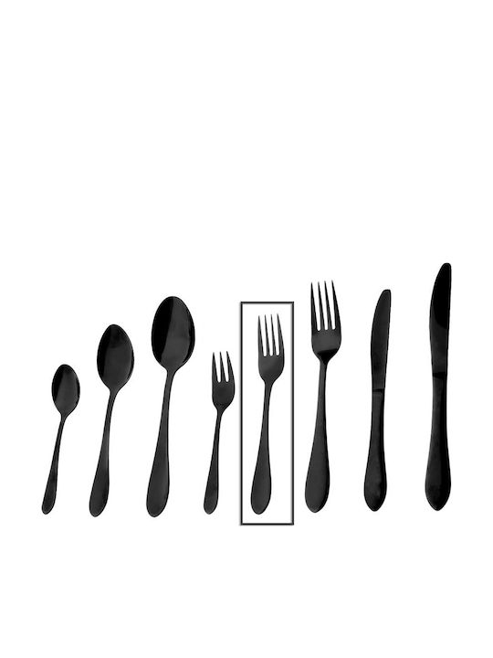 Espiel Inox Fruit/Dessert Fork Black Prime 17.8cm